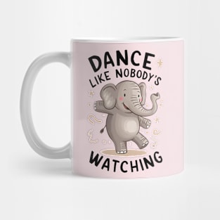 Dancing Elephant Kids Mug